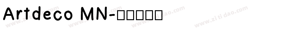 Artdeco MN字体转换